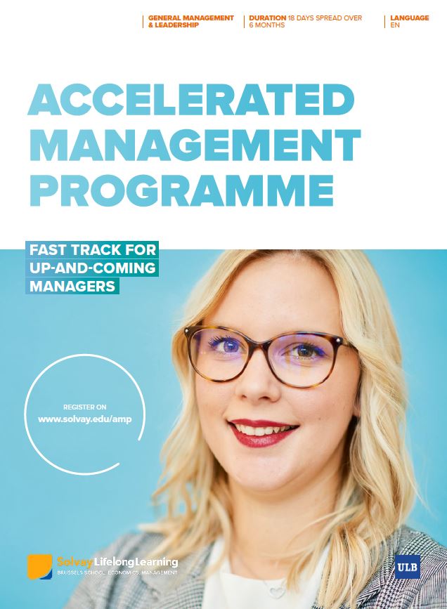 Accelerated Management Programme brochure front image