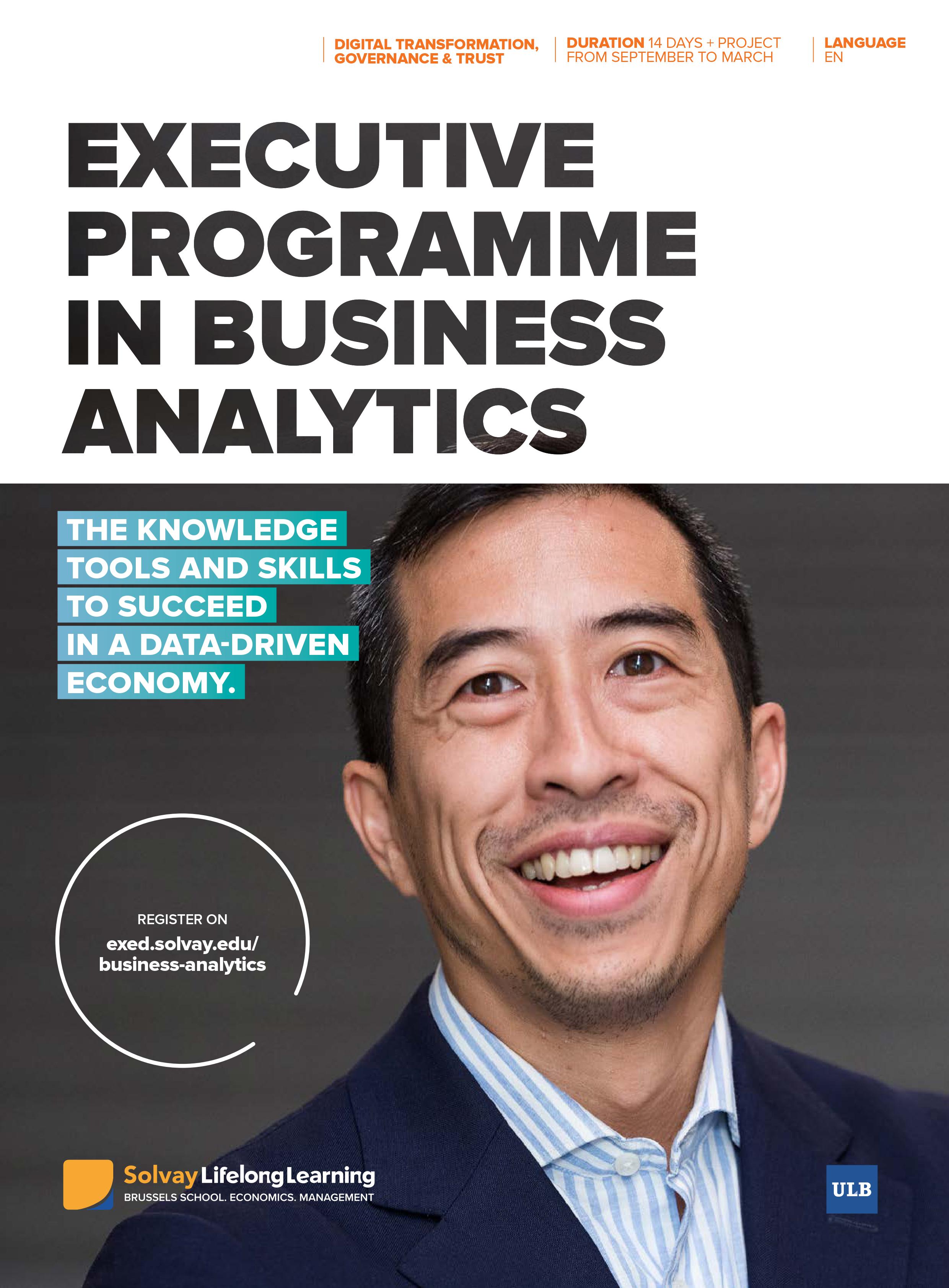 Image Front Brochure Executive Programme in Business Analytics